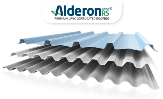 Alderon RS corrugated uPVC roofing