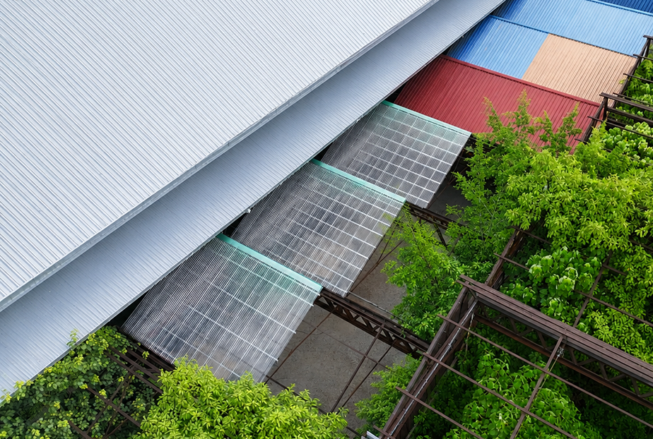 Pickle ball centre skylight roof